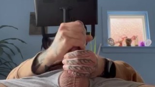 11 ROPES OF CUM! Huge Shooter Jamie Nef Explodes After Edging