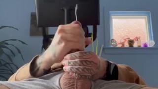 11 ROPES OF CUM! Huge Shooter Jamie Nef Explodes After Edging