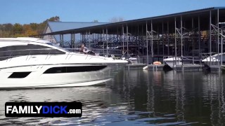 Step Dads Jax Thirio & Dalton Riley Take Turns Pounding Their Twink Step Sons On A Boat - FamilyDick