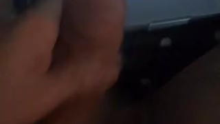 I masturbate quickly before my wife arrives.