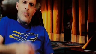 Justa9er Jacking off Huge 9 Inch Cock