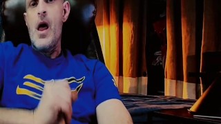 Justa9er Jacking off Huge 9 Inch Cock