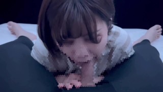 エロ精子をごっくんして「ごちそうさま」と言ってしまう痴女な彼女 cum in mouth gokkun