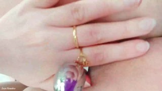 Vanilla Anal Play Video - sexy horny MILF relax with pleasure - curvy blonde wet girl