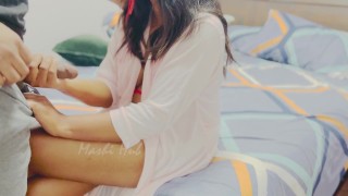 යාලුනංගිගෙ ගෙදරට පැන්නා. බලන්නම ඔනෙ 1 - Awesome Romantic Bed time with Hot Girl part 1