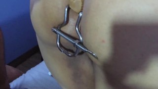 Me encanta comer dulces del hueco del culo muy abierto de mi puta