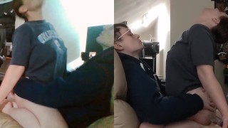 Heather Kane rides Cock in College Dorm for CREAMPIE SURPISE!