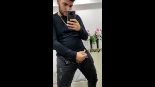masturbation in front of a mirror