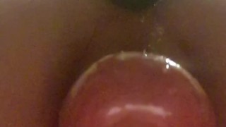 Bi Caged Sissy Balls Deep Anal Fucking Machine with Mr Hankey Toys Beowulf