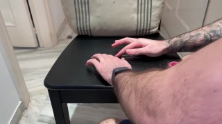 Macrophilia - taped to giants chair and ass crushed