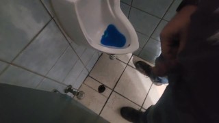 Fast piss but missed the urine