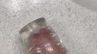 Fucked a Fleshlight and left it Leaking Cum