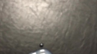 【射精シーン抜粋手元動画】お尻にエネマグラいれて寸止め精液おもらしでおちんぽみるくしぼり