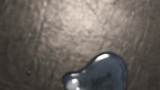 【射精シーン抜粋手元動画】お尻にエネマグラいれて寸止め精液おもらしでおちんぽみるくしぼり