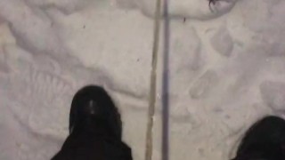 Compilation of Outdoor Pissing In The Snow During My Recent Weekend Of Winter Camping