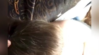 Cumshot on mature brunette 😍