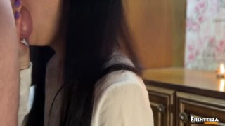 ❤️ Romantic evening ended with Cum in Anal 💦