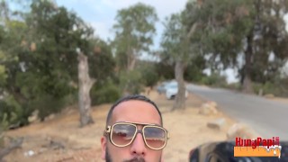 DL Uncut Cholo Sucks off Homie Hiking Monster Cock