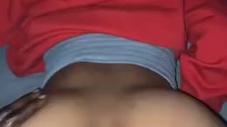 Slim thick mixed girl taking backshots