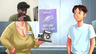 Summertime Saga - Old Lady Fucks College Student at Hospital _