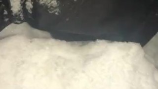 I Laid Down In The Snow To Jerk Off Under The Full Moon And The -19C/ -2F Temperature Froze My Phone