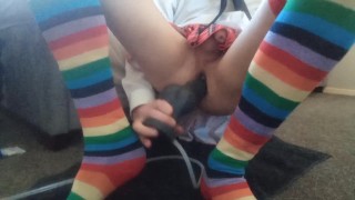 WREAKING MY HOLE WITH HUGE TOYS!