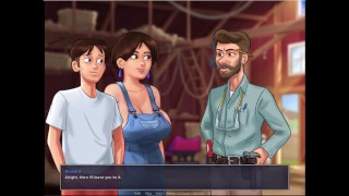 Summertime saga - i helped Diana to get enough milk