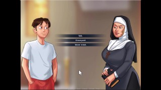 Summertime saga - Johannes did something that Nun Angelica didn't like