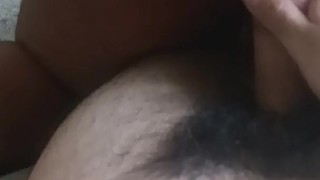 Thick Asian riding me with creampie