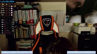 Teacher's secretly flashing her tits in the middle of the class