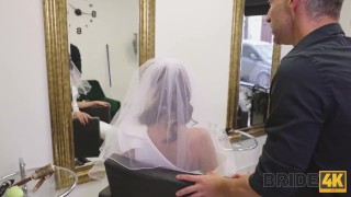 BRIDE4K. Horny for Her Haircutter