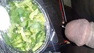 i cum on my salad it's tast good