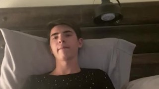 Femboy Jerks Off On Camera