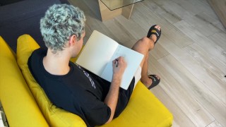 Harry_Jen | POV Bareback big cock in a narrow hole and hot blowjob