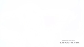 Skinny angel gets her teen pussy fucked in studio