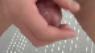 The sperm showers twice from a tired body after hard day.