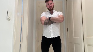 You lost the bet now kiss my ass