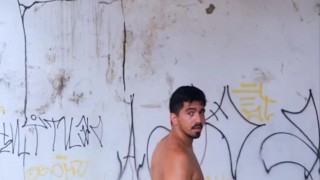 Exhib bator undressed into abandoned house