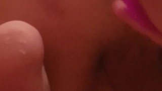 Anal sex in the bathroom