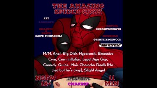 Deadpool gets fucked by Spiderman's gigantic cock