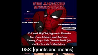 Deadpool gets fucked by Spiderman's gigantic cock
