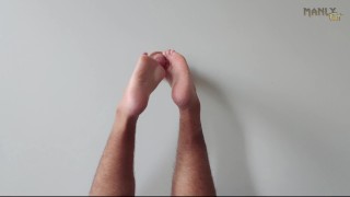 STEP GAY DAD - WRINKLED SOLES - WHAT'S GROOVY, OILY & SMELLS LIKE CHEESE? CUM FIND MY WRINKLED FEET