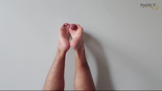 STEP GAY DAD - WRINKLED SOLES - WHAT'S GROOVY, OILY & SMELLS LIKE CHEESE? CUM FIND MY WRINKLED FEET