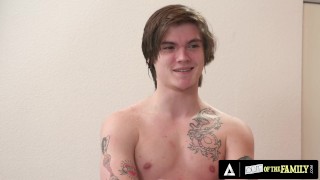 OUT OF THE FAMILY - Beautiful Busty Stepmom Crystal Rush Gets Her Ass Fucked By Her Shy Stepson