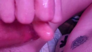 Alt Boy Cums From Stroking His Big Dick