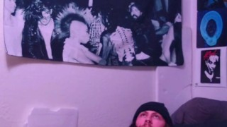 Alt Boy Cums From Stroking His Big Dick