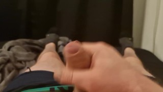 Find it nice to jerk my cock after a long day