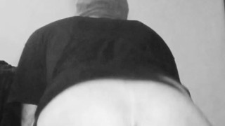 Straight boy secretly rides BBC dildo balls deep. Discreet BBC slut in training