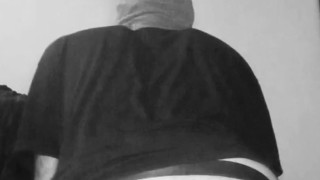 Straight boy secretly rides BBC dildo balls deep. Discreet BBC slut in training