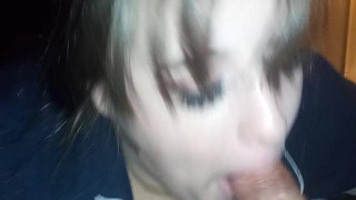 Sexy Busty Teen Sucking Big Dick And Swallows Huge Load Of Cum